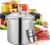 Commercial kitchen Large capacity cooking utensils | 25Llitre Pressure cooker with Steamer Basket Explosion proof