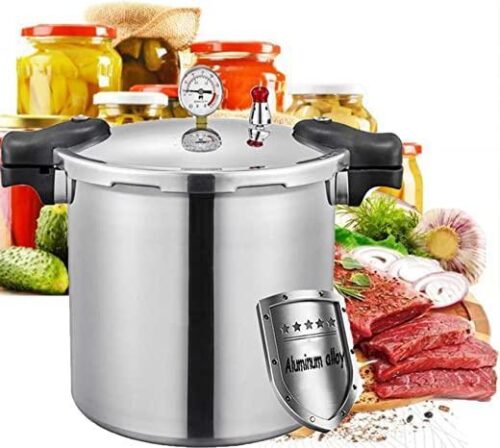 Commercial kitchen Large capacity cooking utensils | 25Llitre Pressure cooker with Steamer Basket Explosion proof