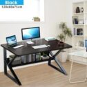 Computer Desk Laptop Pc Study Table Office Desk Home Furniture Workstation Shelf