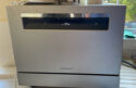 Cookology Mini Table Top Dishwasher 6 Place Settings Silver TCD6SL Touch Control