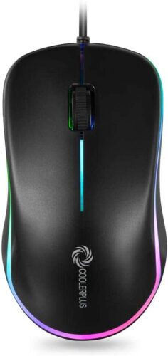 Coolerplus FC112 USB Optical Wired Computer Mouse | Easy Click for Office & Home, 1000DPI, Premium & Portable | Windows Compatible