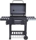 CosmoGrill XL Charcoal BBQ Smoker Grill Outdoor Portable with Side Tables