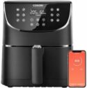 COSORI Air Fryer 5.5L 11 Presets Non-Stick, Dishwasher Safe Basket - BLACK
