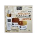 Dead Sea Collection Collagen Serum + Day and Night Cream Facial Kit / Gift Set