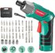 Electric Screwdriver, 6N·m Max Torque HYCHIKA Cordless Screwdriver 2000mAh 3.6V with 36 Accessories, LED Light and Rear Flashlight, Ratchet Wrench,…