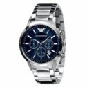Emporio Armani Men's Chronograph, Stainless Steel Watch, 43mm case size