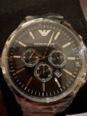 Emporio Armani Mens Renato Watch AR2460. New with Tag. New Battery