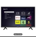 EMtronics Roku TV Smart 32" Inch HD Ready with Freeview Play, Apps and 3 x HDMI