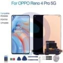 For OPPO Reno 4 Pro 5G OLED LCD Display Screen Touch Digitizer With Fingerprint