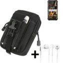 For Oukitel WP9 Belt bag + EARPHONES big outdoor protection Holster case sleeve