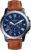 Fossil Men’s Chronograph Quartz Watch with Leather Strap FS5151