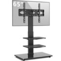 Freestanding Swivel Floor TV Stand Tall TV Unit for 32 35 40 42 43 49 50