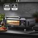 GEEPAS 18L Air Fryer Oven 2000W 15-in-1 Multifunction Pizza Oven Digital Black