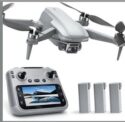 GPS Drone with Camera 4K, RC Quadcopter with 4.5" HD Screen Controller, 3 Batter