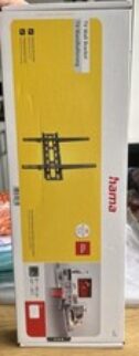 Hama FIX TV Wall Bracket white fits 32" - 65" TVs Tilt 8716