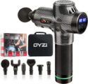 Handheld Dyzi Massage Gun, Percussion Deep Tissue Muscle Body Massager 6 Heads