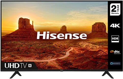 HISENSE 65A7100FTUK 65-inch 4K UHD HDR Smart TV with Freeview play, and Alexa Built-in