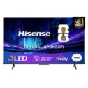 Hisense 55" E78QTUK 4K QLED Smart TV HDR Dolby Vision Freeview Play WiFi