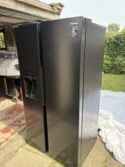 Hisense RS694N4TBE Total No Frost American Style Fridge Freezer - Black