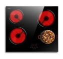 Hobsir ceramic hob 6000w 9 power levels auto off touch controls safety lock A33