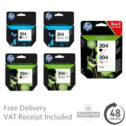 HP 304 or 304XL Black & Tri-Colour Ink Cartridges for ENVY 5030 Printer