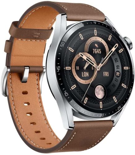 HUAWEI WATCH GT 3 46 mm Smartwatch, 2 Weeks’ Battery Life |  Personal AI Running Coach | Accurate Heart Rate Monitoring | All-Day SpO2 Monitoring
