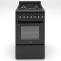 HYE Dual Fuel Cooker 50cm Single Oven, 4 Gas Burners Freestanding - C01FS50G17