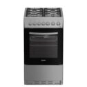 Indesit 50cm Dual Fuel Cooker - Stainless Steel I5G3PMX