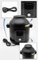 Instant Pot Pro Crisp + Air Fryer Black 1500W Electric Programmable 11 Prog-used