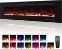 Kentsky 152cm Electric Fireplace Wall Mounted Heater 750W/1500W COLLECT NN5