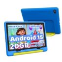 Kids Tablet 10 inch Android 15 Octa-Core 20GB RAM+64GB ROM, 1280 * 800 IPS,Touch