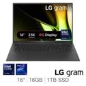 LG Gram Laptop Lightweight Ultra 7 16GB RAM 1TB SSD 16 Inch 16Z90S-G.AA78A1 VAT