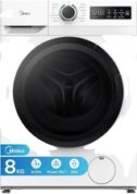 Midea MF110W80BA10/W-UK Washing Machine 8KG A-10% Efficient Wash Collect NN5