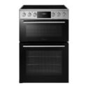 Midea MFO24EME4R118-SS Double Oven Cooker with Ceramic Hob (Grade NEW)