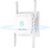 MiluoTech WiFi Booster Range Extender |1200Mbps Extend Dual Band WiFi of 5GHz & 2.4GHz | Covers up to 5000sq.ft | High Gain 4 Antenna