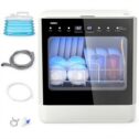 Mini Countertop Dishwasher 4 Washing Programs High-Temperature Drying Function