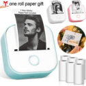 Mini Pocket Thermal Sticker Printer Bluetooth Mobile Phone Photos Label Printing