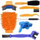 MMOBIEL Bike Cleaning Brush Set 8 Pieces Mountain Road City BMX Bicycle Kit incl Chain Scrubber for Chain Wheel Tire