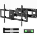 monTEK Heavy Duty Full Motion TV Wall Mount for 43-98 Inch Large TVs Hold up ...