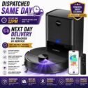 MS1 MAX Robot Vacuum Mop 7000Pa Lidar Navigation Self Empty Alexa Pet Hair UK