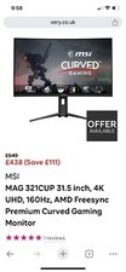 MSI Optix MAG272C 27" Curved Gaming Monitor