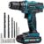 MYLEK MY18VCB 18V Cordless Driver-Lithium Ion Drill Set-13 Piece Combi Accessory Kit-LED Worklight, 18 V