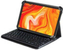 Navitech Rotational Bluetooth Keyboard Case For The YESTEL Tablet 10 Inch