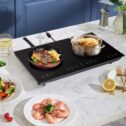 NEW Double Induction Hob 2800W Portable Twin Plate Electric TableTop LED Display