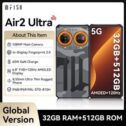New IIIF150 Air 2 Ultra 16+512GB 5G Rugged Global Phone 108MP Wireless Charging