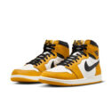 Nike Air Jordan 1 Retro High og Mens Shoes Trainers uk size 7 - 12 Yellow Ochre