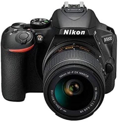 Nikon D5600 + AF-P 18-55 VR DSLR Camera Black + SanDisk Extreme PRO 32 GB Memory Card