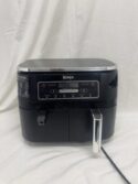 Ninja Foodi 7.6L Dual Zone Air Fryer Grey AF300UK Tested Cracked Case