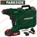 Parkside 20V Cordless Drill Driver Starter Set With 2Ah Battery And Charger