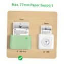PeriPage A9 Pro BT Portable Thermal Pocket Printer 304dpi Grayscale Mode Mini